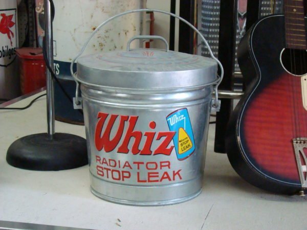 Hand Painted Whiz Trash Can Cooler