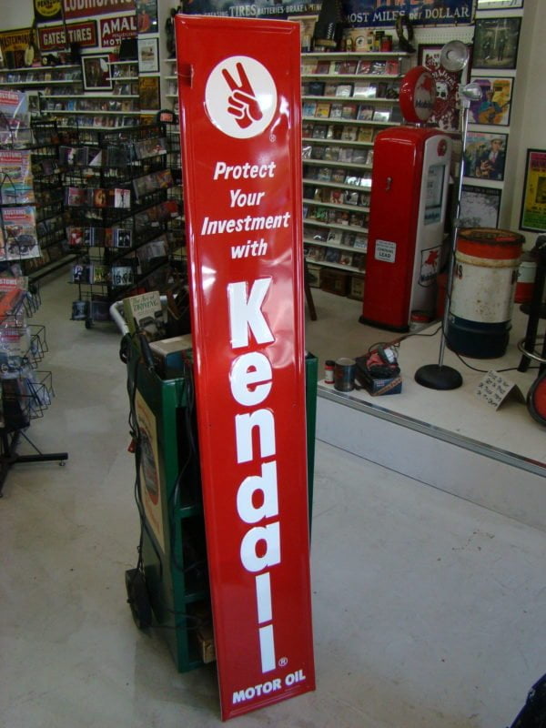 Kendall Motor Oil 'Protect Your Investment' Sign