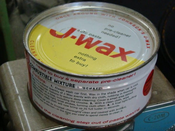 Johnson's Wax J-Wax Auto Paste Side