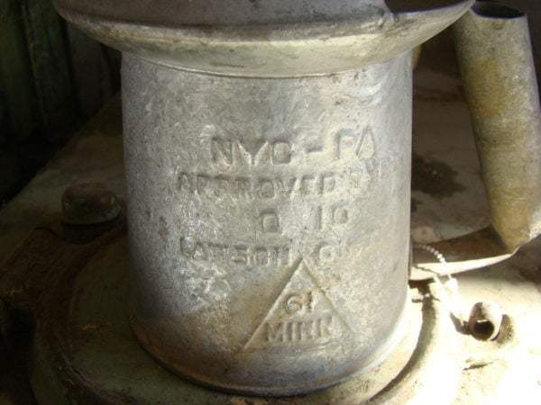 Swing Spout Oil Can Wording