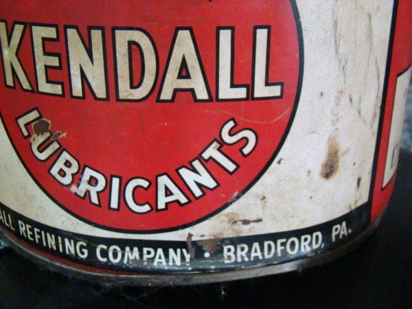 Kendall Quality Lubricants Bucket Bottom