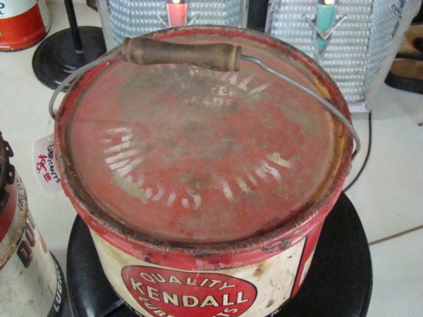 Kendall Quality Lubricants Bucket Top