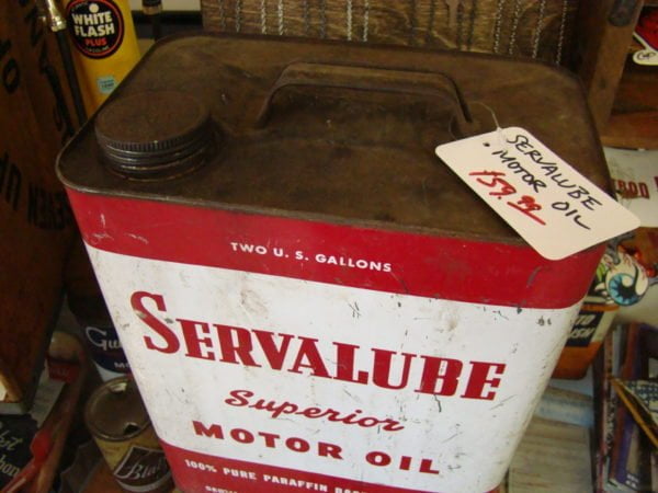 Servalube Superior Motor Oil Can Top