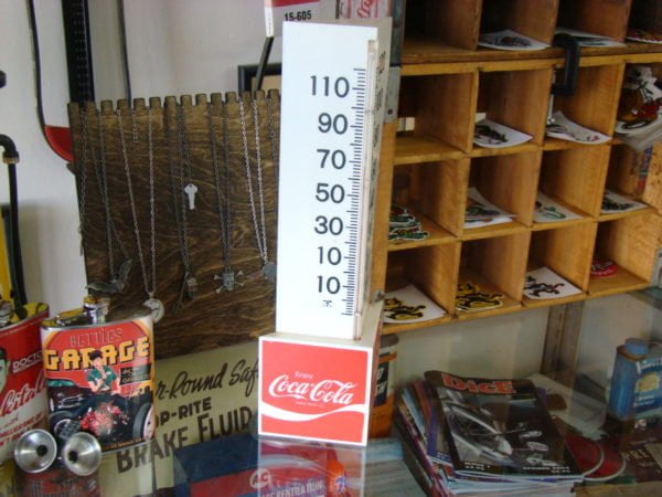 Enjoy Coca-Cola/Coke Corner Thermometer Left