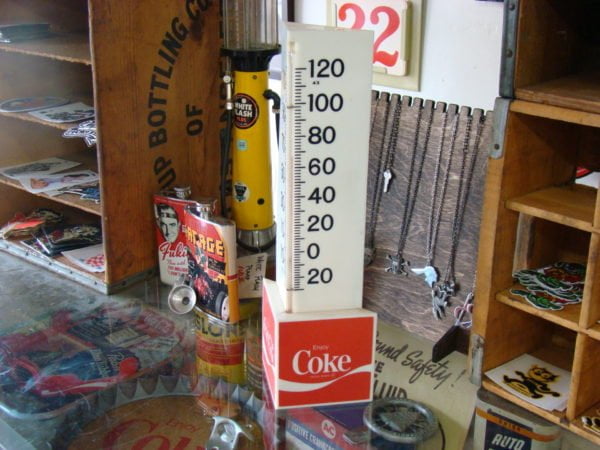 Enjoy Coca-Cola/Coke Corner Thermometer Right