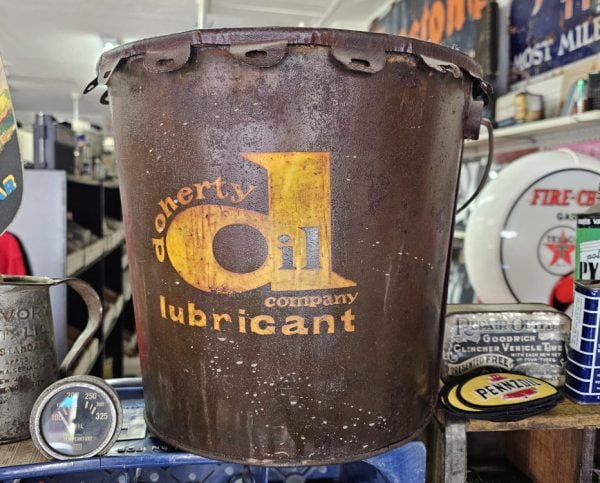 Doherty Oil Company Lubricant Bucket