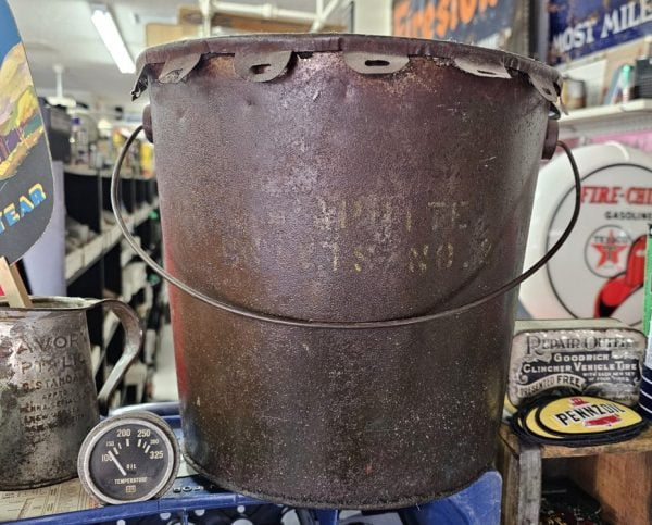 Doherty Oil Company Lubricant Bucket Back