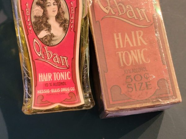 Q-Ban Hair Tonic Label