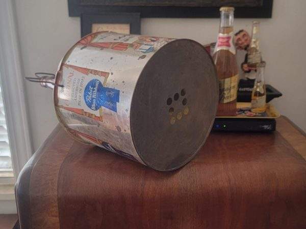 Pabst Blue Ribbon Beer Bucket Display Bottom