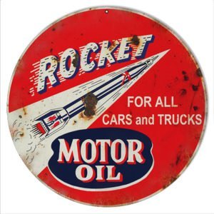 Rocket Motor Oil, 14" Round