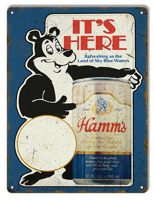 Hamm's Beer It's Here