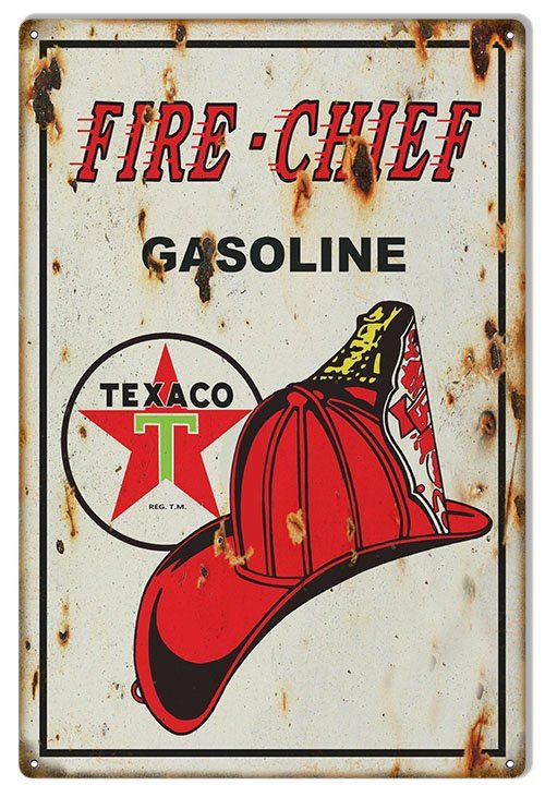Texaco Fire-Chief Gasoline Sign