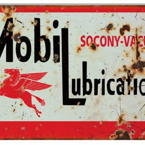 Socony Mobil Lubrication Motor Oil