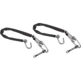 1953-56 Tailgate Chains & Bracket Set, Stainless