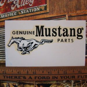 Vintage Original 1960s Genuine Mustang Parts – Water Slide Decal