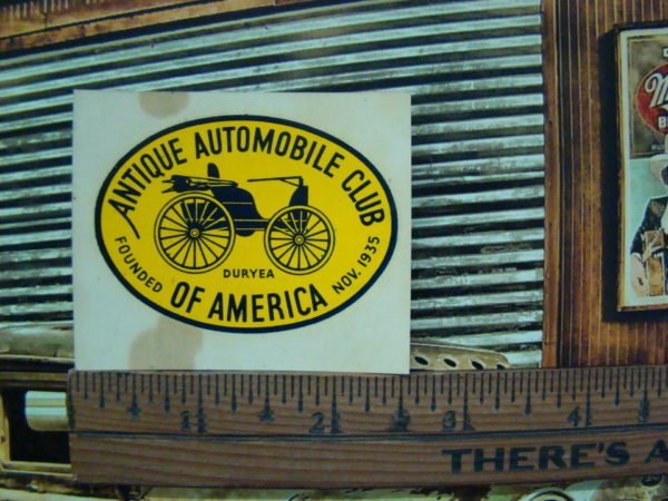 Vintage Original 1960s Antique Auto Club Of America