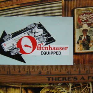 Original 1960s Offenhauser Equipped – Water Slide Decal