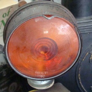 Stratolite Amber Red Lamp Amber Side