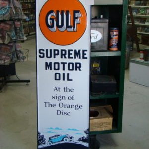 Gulf Supreme Motor Oil Sign