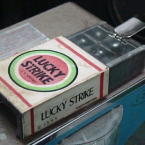 Lucky Strike Cigarettes Pocket Travel Ashtray