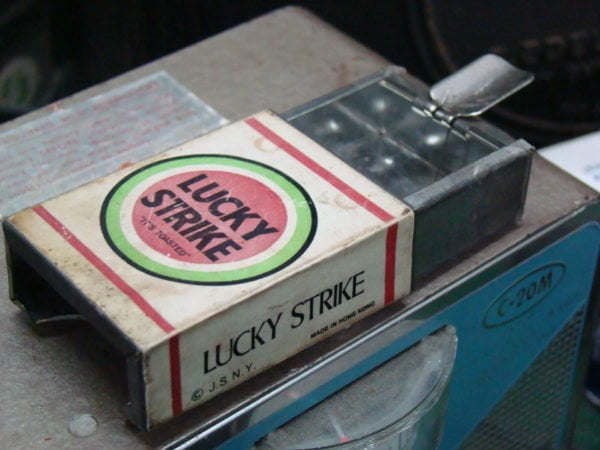 Lucky Strike Cigarettes Pocket Travel Ashtray