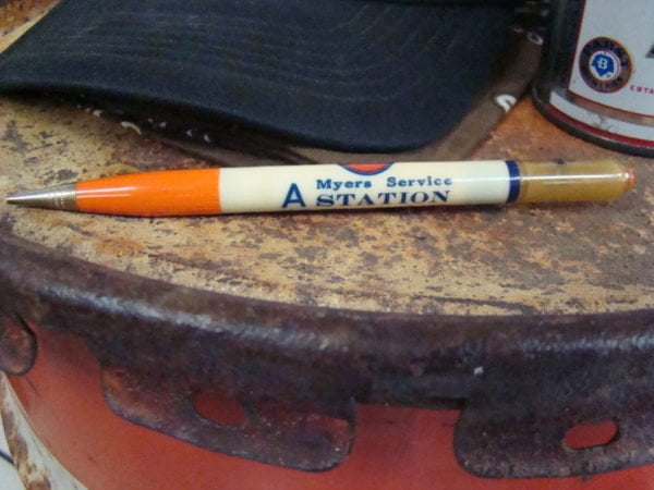 Gulf (Myers) Service Station Pencil Back