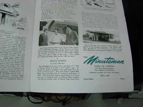 Union Oil Company The Minuteman May 1946 Issue Open