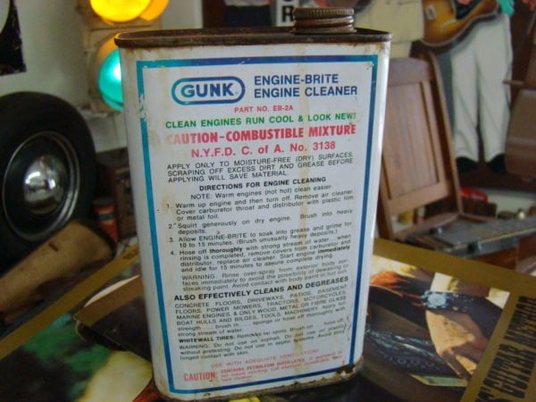 GUNK 'Engine Brite' Engine Cleaner Can Back