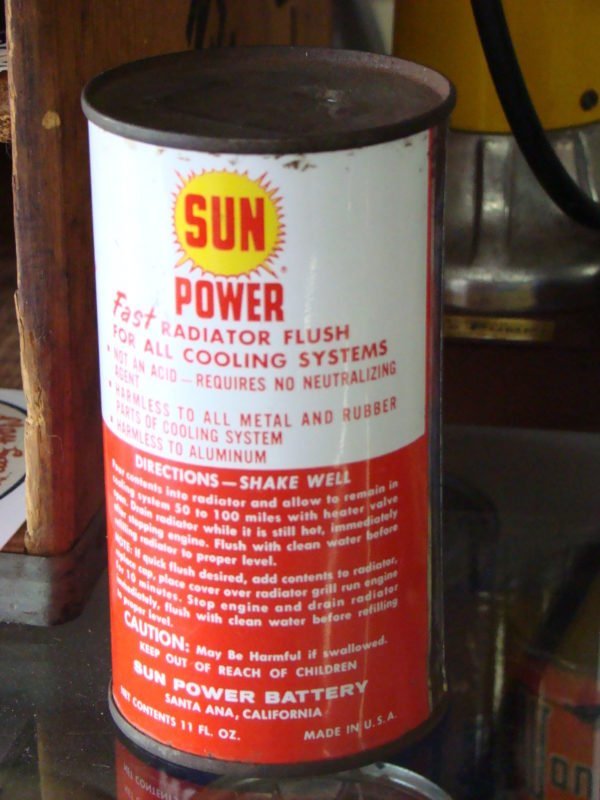 SUN Power Fast Radiator Flush Back