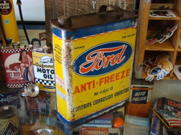 Ford Anti-Freeze 1930s Can Back