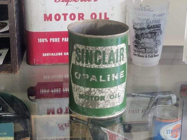 Sinclair Opaline Motor Oil Can Quart