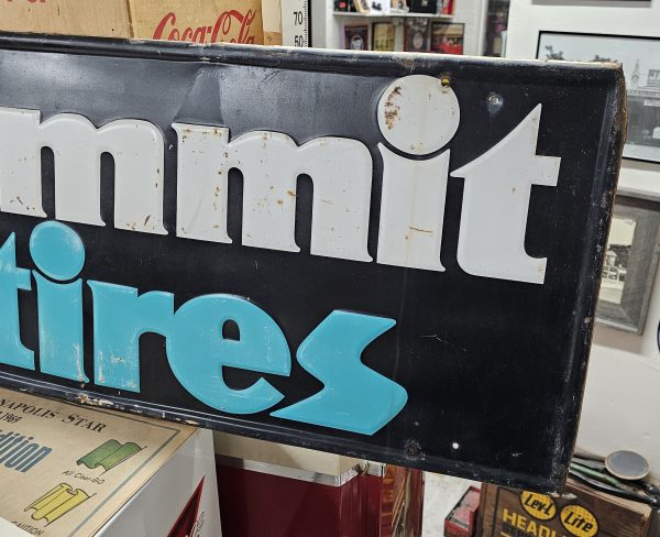 Summit Tires Sign 1960s Right