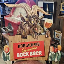Horlachers Genuine Bock Beer Display