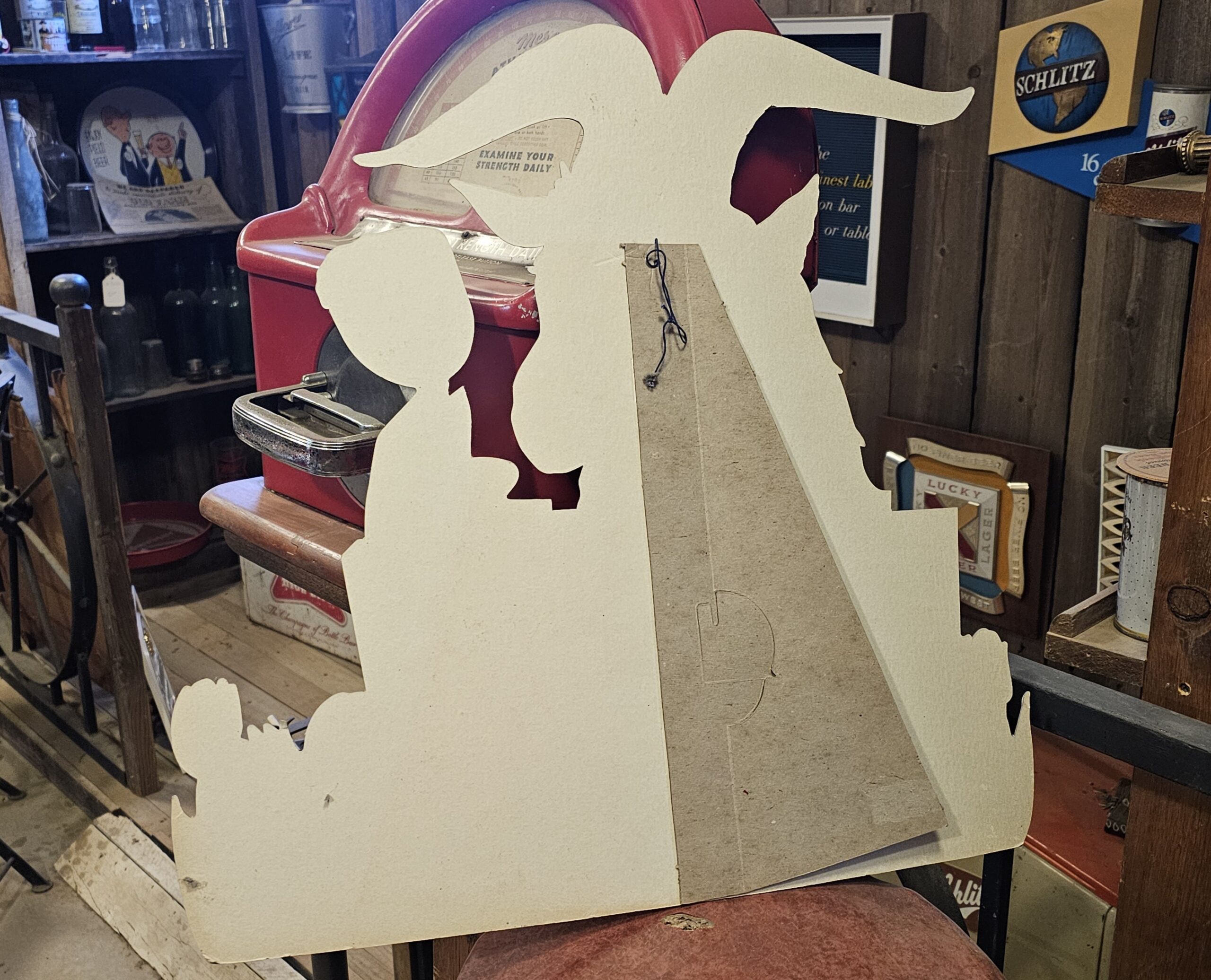 Horlachers Genuine Bock Beer Display Back