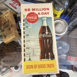 Drink Coca-Cola 58 Million A Day Ink Blotter