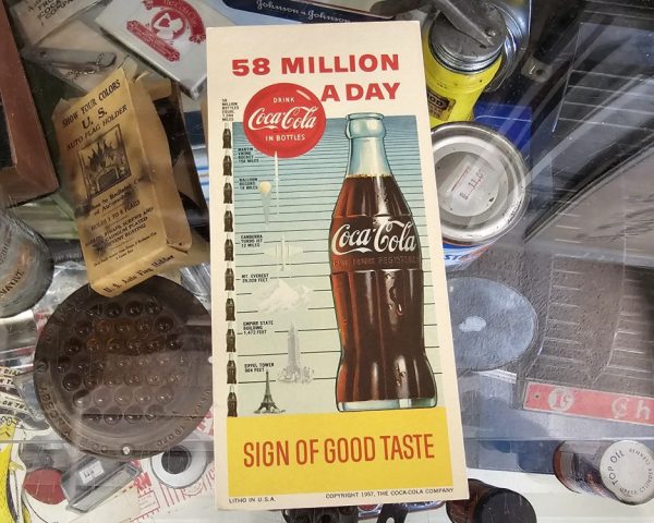 Drink Coca-Cola 58 Million A Day Ink Blotter