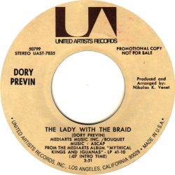 Dory Previn: The Lady With The Braid/Lemon Haired Ladies