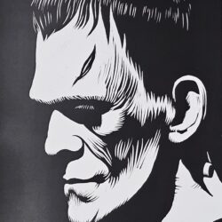 Frankensteins Monster Black White