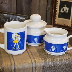 Morton Salt Cream Sugar Coffee Mug Set