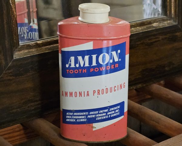 AMION Tooth Powder Tin New Old Stock