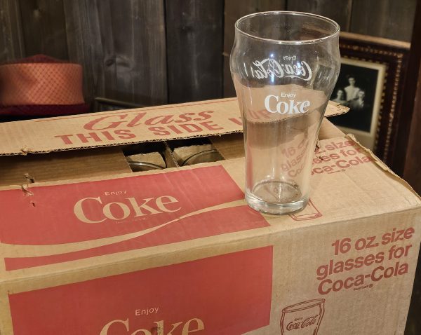 Enjoy Coca-Cola Enjoy Coke Glasses 16 Oz White Lettering