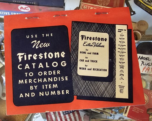 Firestone Post Card Order Blank Booklet Back