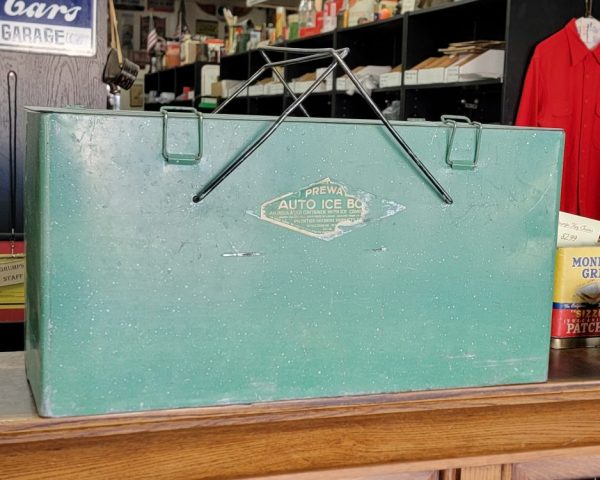 Green Picnic Cooler, Metal