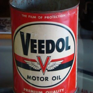 Veedol Motor Oil Can, The Film Of Protection Front