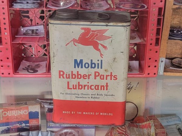 Mobil Rubber Parts Lubricant Can, Full