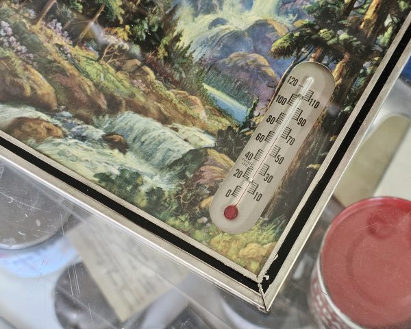 Harnish Motor Co Advertising Picture Thermometer Reads