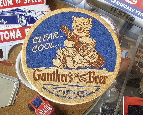 Gunthers Premium Dry Beer Coasters