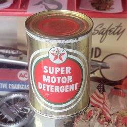 Texaco Super Motor Detergent New Old Stock