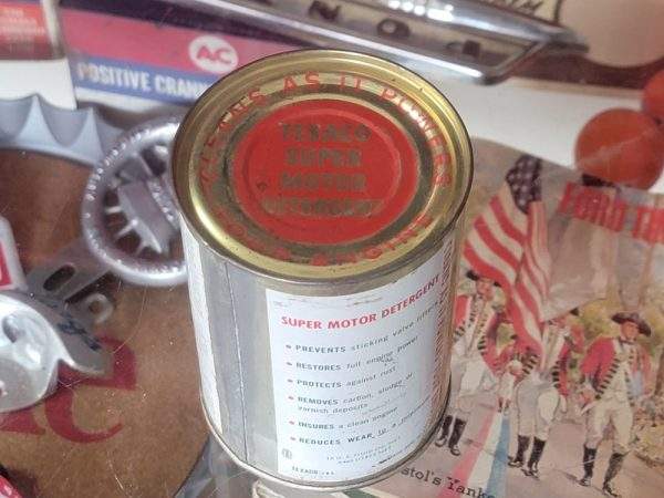 Texaco Super Motor Detergent Top New Old Stock