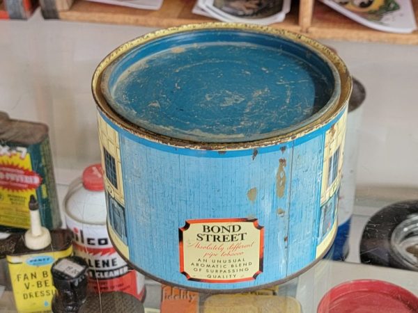 Bond Street Pipe Tobacco Tin Back